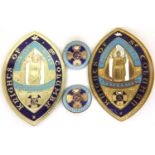 Knights of Columbia medals, L: 9 cm. P&P Group 1 (£14+VAT for the first lot and £1+VAT for