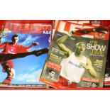 Liverpool FC 2001-2 matchday magazines, approximately fifty in total. Not available for in-house P&