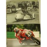 Two-Hundred 10 x 15 cm printed photographs of Moto-GP racing. P&P Group 1 (£14+VAT for the first lot