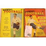 Charles Buchans Football Monthly: Twenty-four editions with duplicates c.1954. P&P Group 2 (£18+