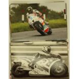 Two-Hundred 10 x 15 cm printed photographs of Moto-GP racing. P&P Group 1 (£14+VAT for the first lot