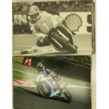 Two-Hundred 10 x 15 cm printed photographs of Moto-GP racing. P&P Group 1 (£14+VAT for the first lot