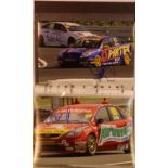 Formula 1 and touring car interest: Fifty-one autographed photographic stills including Derek