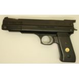 Webley Nemesis .22 single stroke pneumatic air pistol. P&P Group 3 (£25+VAT for the first lot and £