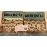 Soccer Star Magazine: Fifty-three editions from 1961. P&P Group 2 (£18+VAT for the first lot and £