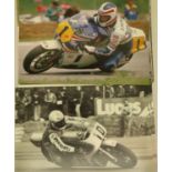 Two-Hundred 10 x 15 cm printed photographs of Moto-GP racing. P&P Group 1 (£14+VAT for the first lot