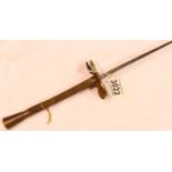 Late 19th / early 20th Century fencing foil, blade L: 88 cm. P&P Group 3 (£25+VAT for the first