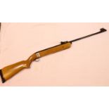 BSA Mercury vintage .22 air rifle with leather bag. P&P Group 3 (£25+VAT for the first lot and £5+