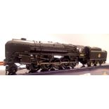 Bachmann 32-854, Class 9F, BR Black, Early Crest, 92006, in excellent condition, box with wear. P&