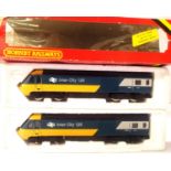 Hornby OO scale 2 car Intercity 125 set, one power and one dummy car. Very good - excellent