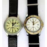 Lorus; two wristwatches, working at lotting. P&P Group 1 (£14+VAT for the first lot and £1+VAT for