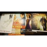 Four large format cinema film posters. P&P Group 1 (£14+VAT for the first lot and £1+VAT for