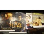 Five large format cinema film posters. P&P Group 1 (£14+VAT for the first lot and £1+VAT for