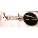 Chrome Jaguar key holder. P&P Group 1 (£14+VAT for the first lot and £1+VAT for subsequent lots)