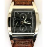 Ben Sherman; gents chronograph wristwatch, working at lotting. P&P Group 1 (£14+VAT for the first