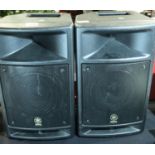 Pair of Yamaha Stagepas 300 PA system speakers. Not available for in-house P&P, contact Paul O'Hea