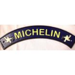 Cast iron Michelin man sign, L: 40 cm. P&P Group 1 (£14+VAT for the first lot and £1+VAT for