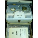 Grundig TK23 four track tape recorder with leads. Not available for in-house P&P, contact Paul O'Hea