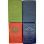 Four book form vintage savings banks. P&P Group 3 (£25+VAT for the first lot and £5+VAT for