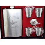 Parachute Regiment hip flask, new and unused. P&P Group 1 (£14+VAT for the first lot and £1+VAT