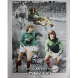 PAT JENNINGS, ARSENAL, AFTAL AND UACC CERTIFIED 16 X 12 PHOTO / SIGNED