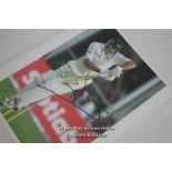 STEVE WAUGH, CRICKET, AFTAL AND UACC CERTIFIED 10 X 8 PHOTO / SIGNED