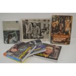 CLASSIC MOVIES AND WESTERNS - A COLLECTION OF ITEMS INCLUDING BOOKS, AND A LOBBY CARD "SOMEBODY UP