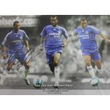 ASHLEY COLE, CHELSEA, AFTAL AND UACC CERTIFIED 16 X 12 PHOTO / SIGNED