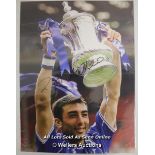 ROBERTO DIMATTEO, CHELSEA, AFTAL AND UACC CERTIFIED 16 X 12 PHOTO / SIGNED