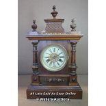 *GERMAN BRACKET CLOCK / 47 CM TALL / WITHOUT KEY [LQD188]