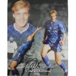 KERRY DIXON, CHELSEA, AFTAL AND UACC CERTIFIED 10 X 8 PHOTO / SIGNED