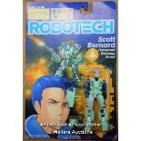 *VINTAGE HARMONY GOLD ROBOTECH SCOTT BERNARD FIGURE / UNOPENED [LQD188]