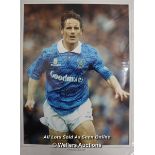 PAUL WALSH , PORTSMOUTH FC, AFTAL AND UACC CERTIFIED 16 X 12 PHOTO / SIGNED