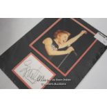 MELANIE C, MUSIC, AFTAL AND UACC CERTIFIED MOUNTED SIGNED / SIGNED