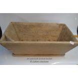 VINTAGE FRENCH PINE DOUGH BUCKET 29" WIDE