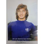 ALAN HUDSON, CHELSEA, AFTAL AND UACC CERTIFIED 16 X 12 PHOTO / SIGNED