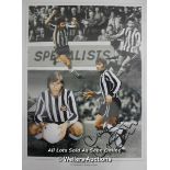 MALCOLM MCDONALD, NEWCASTLE, AFTAL AND UACC CERTIFIED 16 X 12 PHOTO / SIGNED