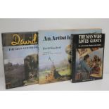 *DAVID SHEPHERD WILDLIFE ARTIST, THREE SIGNED BOOKS "THE MAN AND HIS PAINTINGS, AN ARTIST IN