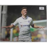 MASON MOUNT, CHELSEA, AFTAL AND UACC CERTIFIED 14 X11 PHOTO / SIGNED