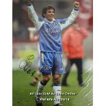GIANFRANCO ZOLA, CHELSEA, AFTAL AND UACC CERTIFIED 16 X 12 PHOTO / SIGNED