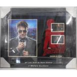 CHARLIE COX - DAREDEVIL, FILM, 14 X 11 FRAMED / SIGNED