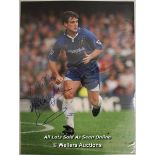 MARK HUGHES, CHELSEA, AFTAL AND UACC CERTIFIED 16 X12 PHOTO / SIGNED