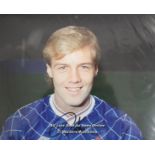 KERRY DIXON 10 X 8 CHELSEA , CHELSEA, AFTAL AND UACC CERTIFIED 10 X 8 PHOTO / SIGNED