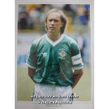 SAMMY MCILROY, IRELAND, AFTAL AND UACC CERTIFIED 16 X 12 PHOTO / SIGNED