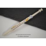 *FINEST QUALITY BONE LACE BOBBIN BY ARCHER, TEDDY BEARS PICNIC [LQD197]