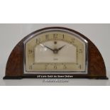 *SMITHS ENGLISH CLOCKS LTD ART DECO SECTRIC MANTLE CLOCK / 25.5 X 12.5 X 8CM [LQD197]