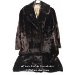 *VINTAGE MINK FUR COAT / NO SIZE STATED [LQD197]