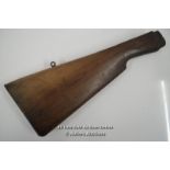 *19TH CENTURY MARTINI HENRY GREENER WOODEN SHOT G BUTT STOCK [LQD197]