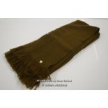 *BAMFORD HANDWOVEN NATURAL & SOFT UNDYED SCARF IN YAK WOOL [LQD197]