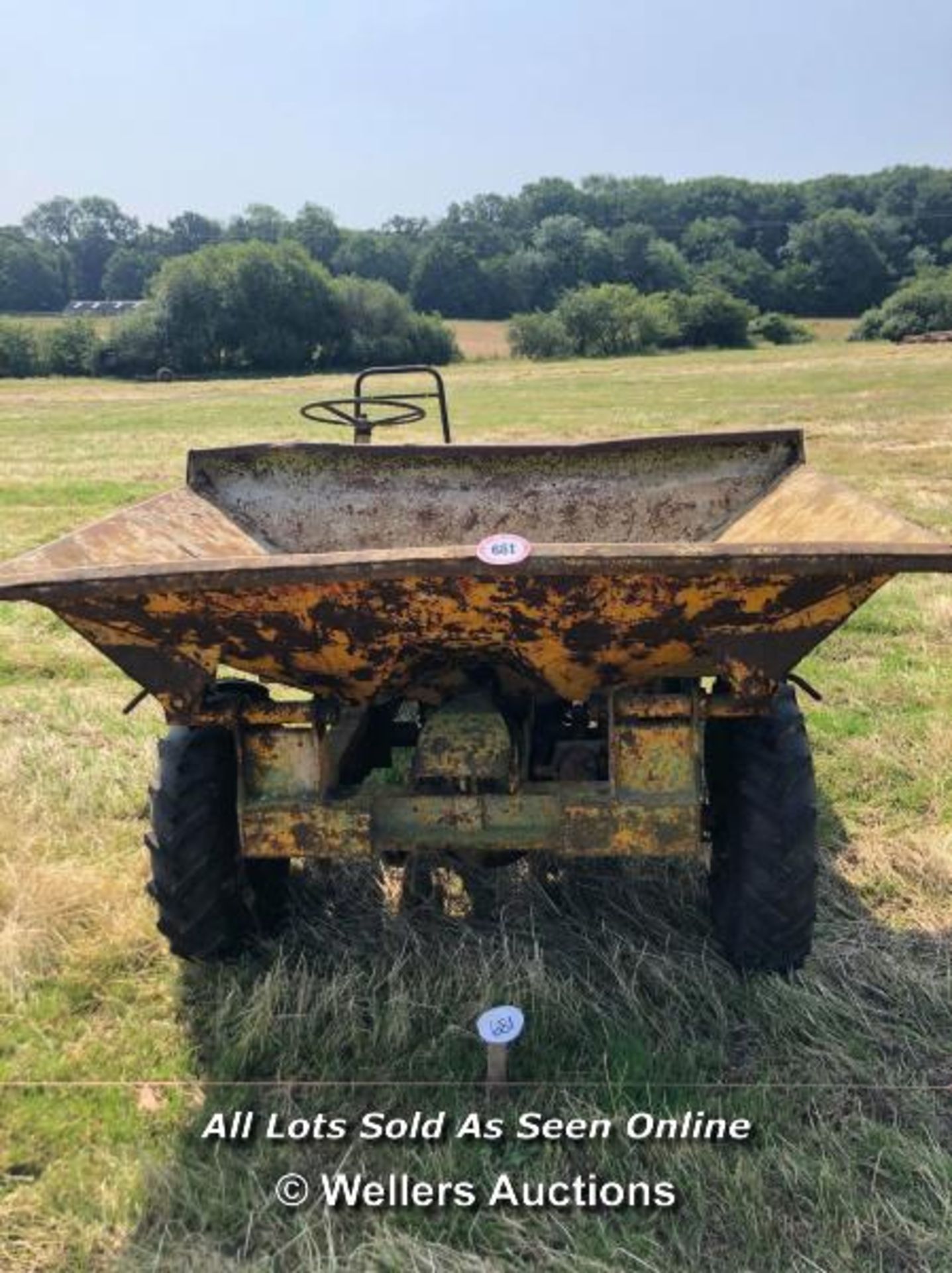 2 WHEEL DRIVE DUMPER (AGW 845C) WITH PETTER ENGINE - Image 2 of 5